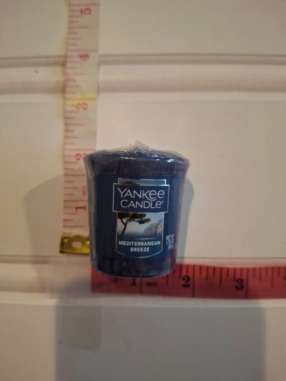 Lot of 4 Yankee Candle Mediterranean Breeze Votive Sampler Candles New